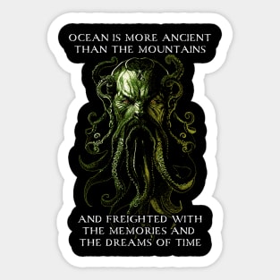 Poseidon is Cthulhu Sticker